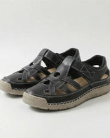 Hespera - ergonomische Sandalen in Schwarz