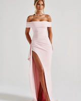 Aphrodite - Sculptée deLuxe Maxikleid in Rosa