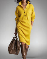 Elyon | Elegantes Kleid in Gelb