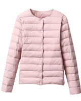 Elfriede | Damen Frühlings Leichte Gesteppte Pufferjacke in Rosa