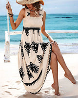 Iveth - Bohemian Maxikleid in Creme (Fast ausverkauft)