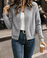 Nalia – Strickjacke Mit Einem Ärmel in Grau
