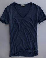Brett – Bequemes, lässiges Herren-T-Shirt in Blau