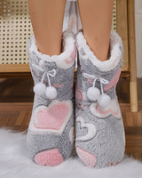 Deryan - Bequeme Winter Schuhe Mit Gemütlicher Passform in Graues Herz