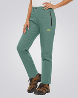 Damen wasserdichte Thermohose in Wassergrün