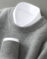 Wayne - Bequemer und warmer Pullover in Grau