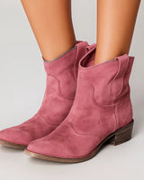 Claudia™ | zeitlose Stiefeletten in Rosa