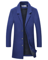 Vesty | Herren Herbst-Winter Mantel mit Stil in Saphirblau
