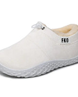 Kamira – Bequeme Schuhe Aus Kunstfell in Weiß
