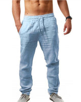 Dennis | Hose mit Kordelzug in Hellblau