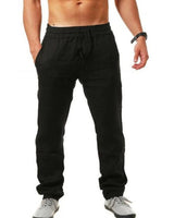 Dennis | Hose mit Kordelzug in Schwarz