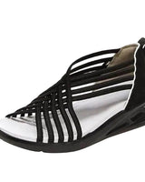 Talyse - Gepolsterte Walking-Sandalen in Schwarz