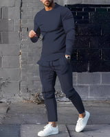 Adelard - Herren-Set mit Pullover und Hose in Marineblau