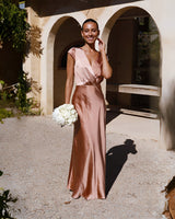 Antonia - Stilvolles Maxikleid in Rosa