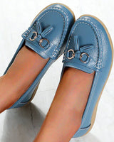 Rous Atmungsaktive Loafer Bootsschuhe in Hellblau