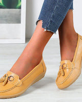 Rous Atmungsaktive Loafer Bootsschuhe in Naturprodukte