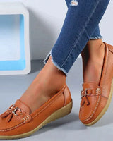 Rous Atmungsaktive Loafer Bootsschuhe in Hellbraun