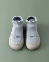 Bequeme Slip-On Kindersockschuhe - HappySteps in Blau
