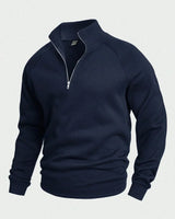 Benno | Half-Zip Pullover mit weichem Innenfutter in Königsblau