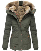 Casya - Winterdaunenjacke für Frauen in Grün