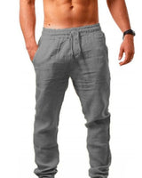 Dennis | Hose mit Kordelzug in Grau