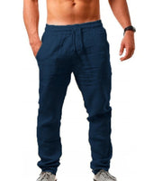 Dennis | Hose mit Kordelzug in Dunkelblau