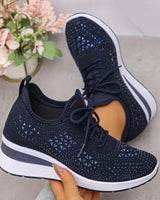 Bequeme orthopädische Sportschuhe in Marineblau