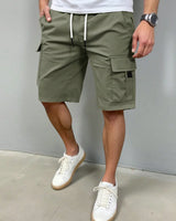 Kai | Cargo-Shorts mit Funktionstaschen ( 1+1 GRATIS ) in Olivgrün