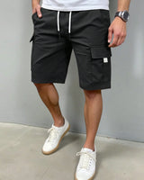 Kai | Cargo-Shorts mit Funktionstaschen ( 1+1 GRATIS ) in Schwarz