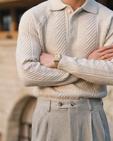 TOMFELD – DER PULLOVER, DER IHRE AUSSTRAHLUNG NEU DEFINIERT in Beige