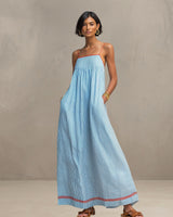 Janne | Sommer-Maxikleid in Blau