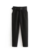 Dolly - Damen-Gürtelhose in Schwarz