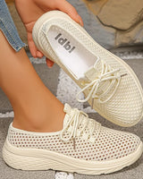 Dilrukshi - Sport Schuhe Aus Atmungsaktivem Mesh in Beige