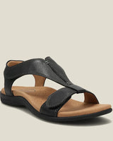 Amalia | Bequeme orthopädische Sandalen für Damen in Schwarz