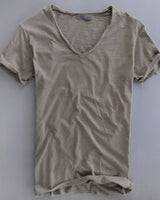 Brett – Bequemes, lässiges Herren-T-Shirt in Khaki