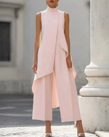 Maryam - Elegantes Langes Kleid in Rosa