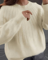 Cornelia - Angenehmer Pullover in Beige