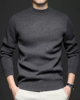 Ryan - Feinmaschiges Poloshirt für Männer in Dunkelgrau