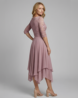 Anitta - Elegantes, bequemes und lockeres Damenkleid in Rosa