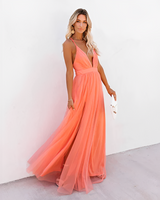 Savannah - Stilvolles und Elegantes Kleid in Orange