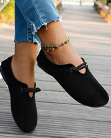 Marjorie - Komfortable Schuhe mit rundem Zehenbereich in Schwarz