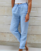 Marcy - Schicke Sommerhose für Damen in Blau