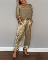 Zaida - Elegantes und durchdachtes Damen-Set in Gold