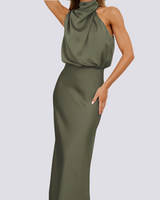 Chrissy - Elegantes Cocktailkleid für Damen in Grün