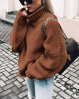 Brooke - Bequemer Rollkragenpullover in Braun