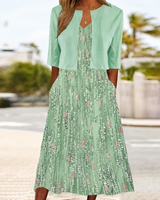 Colette - Stilvolles und Elegantes Kleid in Grün