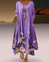 Anouk – Luftiges Baumwollkleid in Lavendel