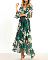 Leasan - Schickes Sommerkleid für Damen in Grün