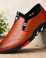 Thornton – Elegante Leder Slipper in Braun