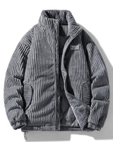 Freddy™ - Klassische Cordjacke für zeitlose Eleganz in Dunkelgrau
